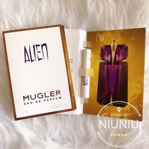 ตัวอย่างน้ำหอม Thierry Mugler Alien ผู้หญิง EDP ขนาด 12 มล กลิ่นดอกบัวหลวง กลิ่นไม้จันทน์ และกลิ่นซีดาร์วูด ติดทนนาน