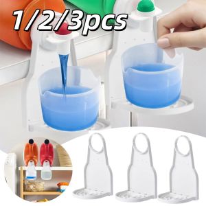 Laundry Detergent Cup Holder Anti-Drip Collector Liquid Tray Distributor Plastic Household Storage Rack Bathroom Accessories