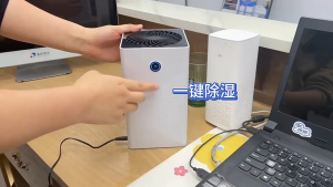 (Ship in 24hrs)Portable Mini Energy-saving Silent Dehumidifier Intelligent Air Purifier water full automatic shutdown removable transparent water tank