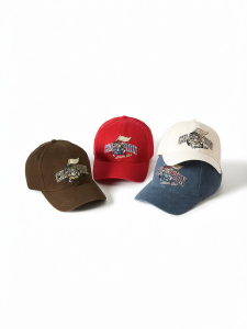 Champion | New Summer Red Embroidered Duckbill Hat
