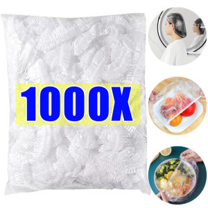 100-1000Pcs Disposable Food Cover Bags Elastic Plastic Bowl Cover Dish Cover Fridge Storage Organizer for Fruit Vegetable Kitchen Fresh Keeping Covers
