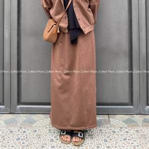 ONE SET JAKET BOMBER ROK KOREAN STYLE OVERSIZE | Moon Collect