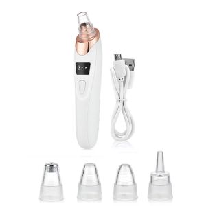 Rechargeable Portable Blackhead Remover Face Vacuum Nose Pore Cleaner Extractor Skin Care Tool