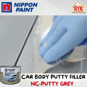SYK Nippon Paint 500g NC-Putty Car Body Putty Filler Car Grey Putty Automotive Motor Simen Kereta Halus Kelabu