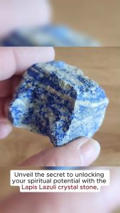 Lapis Lazuli Raw Natural Crystal Stone | Build Integrity & Values | Self Awareness | Focus | Stone of Wisdom