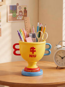 KAQIAO | Creative Trophy Pen Holder Large Capacity Memorable Gift