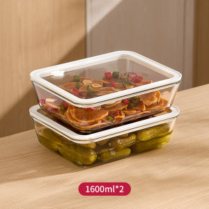 YYIEDERNG | High Capacity Glass Food-grade Pickled Food Storage Box