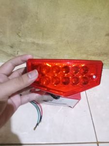 Lampu Rem Belakang Cr7 RX King Model LID Mika merah