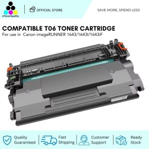 ETQ Compatible T06 Toner Cartridge Use with ImageRUNNER 1643 1643IF Printers (with Chip) T06 Black
