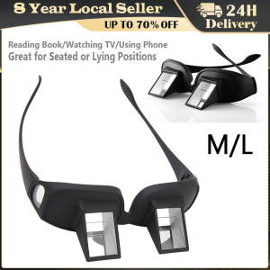 Lazy Eyeglasses Lazy Reading Glasses Prismatic Periscope Horizontal Glasses Lying Down Bed Reading Watching HD Readers Glasses
