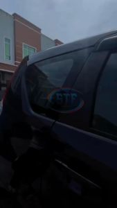 Perodua Viva Mustang Window Cover - Rear Window Side Louver Cover - Triangle Mirror Cover Protector - Black - High-Quality ABS Plastic - Sporty Mustang Style