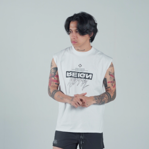 Terrel Sportswear Adapt Reign Muscle Tee White Man