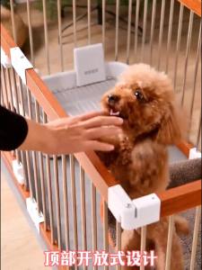 Dog Playpen Removable Dog Crate Wooden Fence Small and Medium-Sized Dogs Dog Fence