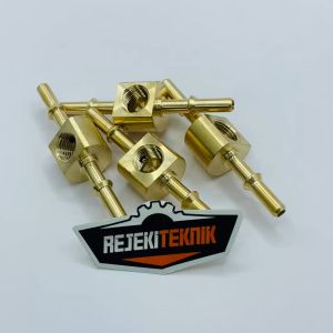 Nipel Fuelpump FPG Kuningan Ukuran 6x6 & 6x8