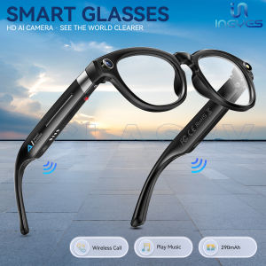 INEYES 4K HD New AI Smart Glasses With real-time translation Camera Bluetooth Call 260Mah Battery Voice Assistant Smart Glasses