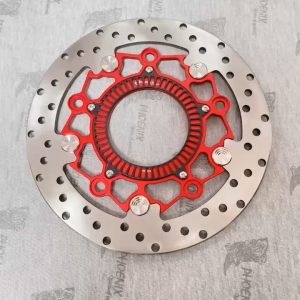 ( FreeShipp )  ĐĨA THẮNG TRƯỚC Cho Dòng Xe WINNER V4 _ 5 LỖ _ SIZE 267MM_ Có Sẵn Lòng  ABS_ NÚT INOX Bằng 304 SIÊU SÁNG _ MÀU ĐỎ TƯƠI Nhé Ae Ơi!!!