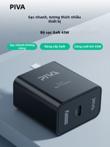 PIVA | Sạc GaN 35W Hỗ Trợ PD 45W