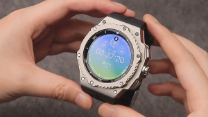 jansin For Samsung Galaxy Watch 8 Classic 46mm Smart Watch 4 5 Pro 6 45mm 44mm Modification Kit Metal Bezel Mod Kit Stainless Steel Case Sport Silicone Rubber Strap