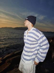 Áo Thun Nam Tay Dài Mùa Hè PAPASLILMONSTER Thoáng Khí Nhẹ Rộng Rãi Phong Cách Thường Ngày Cổ Tròn Chất Liệu Polyester