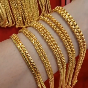 สร้อยคอทอง น้ำหนัก 2 สลึง ความยาว 19 20 นิ้ว ลายกล่อง หางกระรอก ผ่าหวายมน ผ่าหวายกล่อง รับประกัน 1 ปี แถมฟรี! ตะขอ