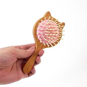 1Pc New Hair Care Wood Comb Paddle Cushion Hairbrush Massage Brush Hair Loss Bamboo Comb Hair Scalp