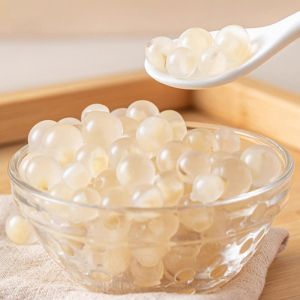 Three-Color Taro Balls for Tea Shop Special Raw Materials Colorful Taro Pearls Fruit Salad Dessert Baking Ingredients