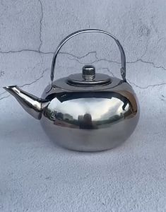 Bình Lọc Trà Cafe Inox 600ML Có Lưới Lọc Bình Pha Trà Inox Dùng Được Bếp Từ Ấm Pha Trà Tròn Inox