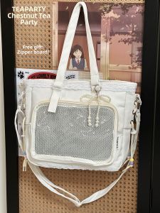 KDMILD | Academic Style Large Capacity Transparent Anime Fan Crossbody and Shoulder Bag