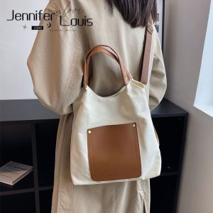 JENL Portable Shoulder Bag for Women Korean Large Capacity Fashion Single-shoulder Cross-body Bag for College Students Commuting Bag