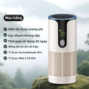 HELLOLEIBOO | Máy Lọc Không Khí Ion Âm Cho Xe Hơi Khử Mùi