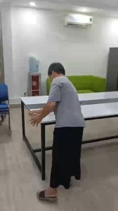 Bàn họp văn phòng giá rẻ dài 2m4x1m2 màu trắng đen nâu vàng tphcmbình dương đồng nai