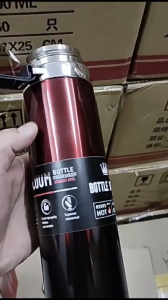 Bình Giữ Nhiệt Dung Tích Lớn 1000mL Phong Cách Thể Thao Inox 304 Bottle Sport Có Lọc Trà Và Dây Xách