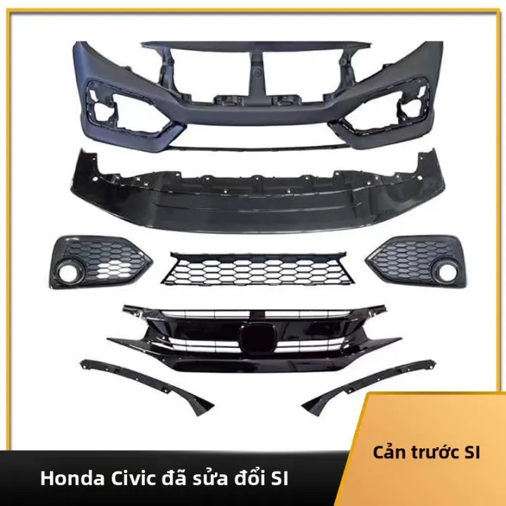 BONINGYU | Bộ Body Kit Cho Civic SI 2016-2020 Cản Trước Sau Mui Bánh ...