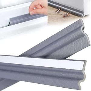 10M Windows SoundproofซีลStrip Selfกาวโฟมอะคูสติกเลื่อนประตูWindowsซีลStrip Weather Stripping Gapเทป