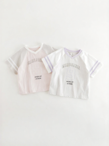 Marc&Janie | Vibrant Contrast Short Sleeve Tshirt for Schoolwear