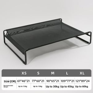 hipidog | Detachable Dog Bed Sleeping Mat For All Seasons Suitable For Medium To Large Dogs Portable Dog Resting Platform Steel Frame