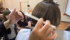 BRIDES GUNTING B-DRY SLIDING POTONG KERING TAJAM RAMBUT SALON BARBER MURAH AWET BARU PROFESIONAL STAINLESS STEEL (HANDLE HIKARI)