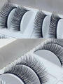 Stage Makeup False Eyelashes Thickened Extended Exaggerated Children Performance Latin Dance Cosmetics Realistic False Eyelashes. 