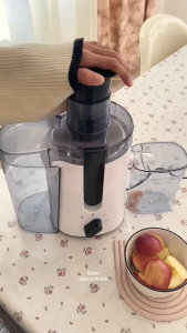 ALLTOU Multifungsi Slow Juicer 1000ML Pembuat Jus 65MM Large Kaliber Blender Jus Mesin Juicer Extractor Pemisah Ampas