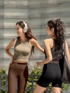VFU | Long-Sleeve Sport Bra for Outdoor Yoga and Fitness