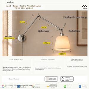 FANCY LAMP CLUB | Adjustable Reading Pendant Light