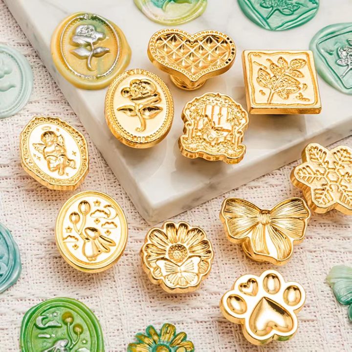 [Mẫu Mới] Mặt Con Dấu Đóng Sáp Niêm Phong Bì Thư Bằng Đồng Dễ Thương ...