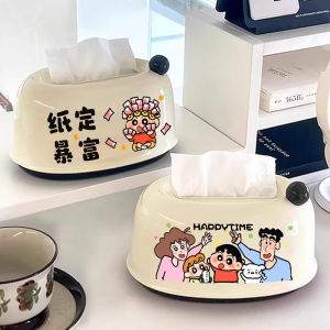 Cute Spring Loaded Tissue Box Holder Desktop Bathroom Storage Organizer High End Living Room Home Decor PP Material