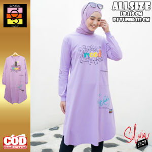 TUNIK GYL TERBARU 2024 FASHION ATASAN DRESS BAJU WANITA LENGAN PANJANG KEKINIAN HIJAB STYLE TRENDY