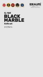 Idealife - Knife Set + Peeler Perlengkapan Pisau Dapur IL 160