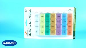 Hộp đựng thuốc tuần chia thuốc Sáng Trưa Chiều Tối Greetmed - Nhiều màu sắc