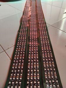 strobo kaca depan 4baris wave 12/24volt