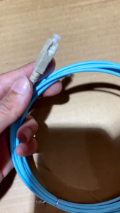 Patch Cord Fiber Optic Simplex OM3 MM (Multi-Mode) 50/125 SC-SC UPC สายไฟเบอร์สำเร็จรูป ความยาว 3 เมตร