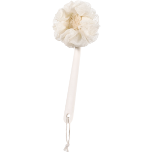 Womens Back Scrub Brush Soft Bristle Long-Handled Bath Sponge for Lathering & Scrubbing