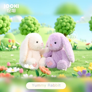 Jooki Cute Soft Bunny Plush Toy Doll | Patung Arnab Bulu Lembut Comel | 捉趣雅米兔子毛绒玩具超柔软可爱小兔玩偶公仔安抚娃娃生日礼物